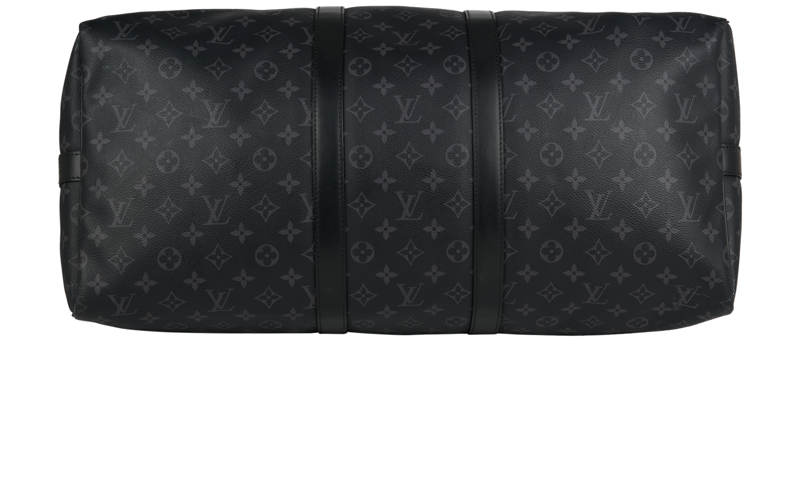 Keepall Bandouliere 55, &pound;950, Handbags, Black, Canvas, Top view